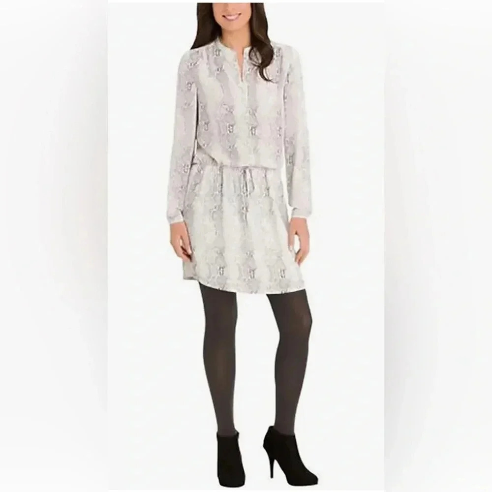 Hilary Radley Soft Snake Skin Dress